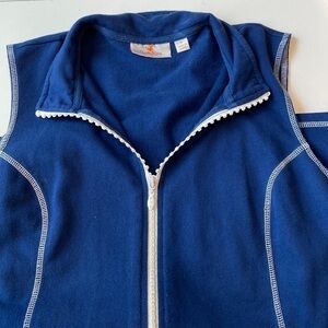 Quacker factory women’s sleeveless jacket, size small